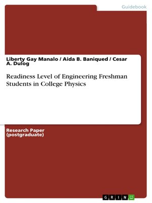 cover image of Readiness Level of Engineering Freshman Students in College Physics